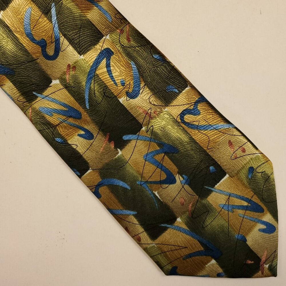 Jerry Garcia 100% Silk Tie Uncorrected Manuscript Satin Collection 40 2005